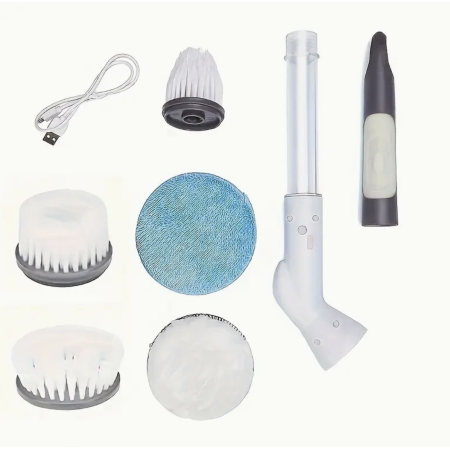 Rechargeable Electric Cleaning Brush with Attachments