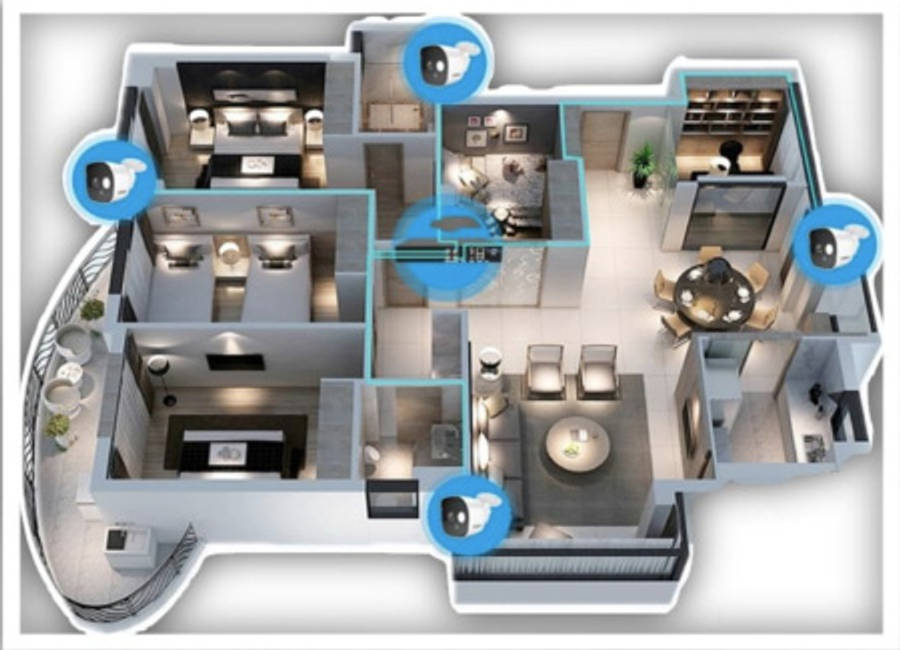 4CH CCTV CAMERA KIT CCTV - Full Kit Perfect Security