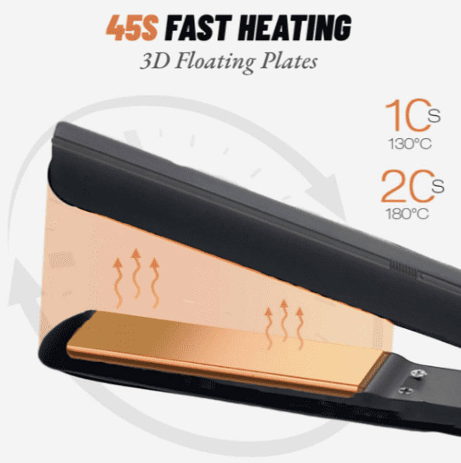 Sonifer - 2-in-1 Hair Straightener Flat Iron Curler - SF-9577