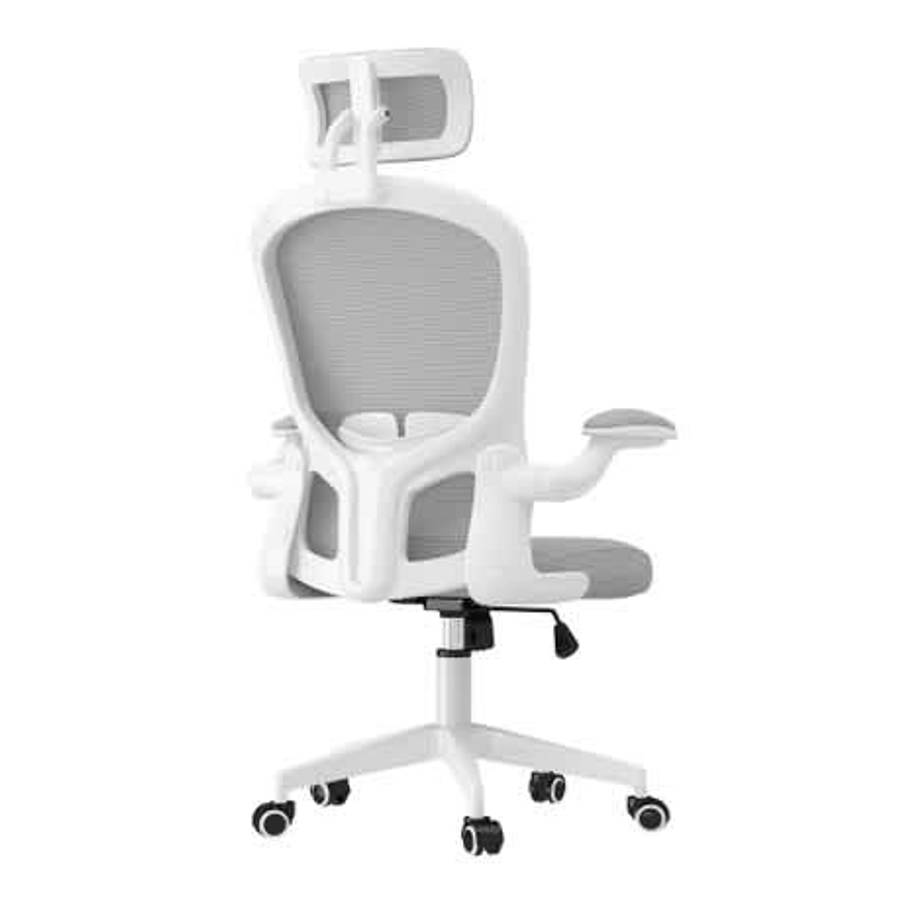 300LBS Ergonomic mesh office chair with adjustable lumbar support - grey