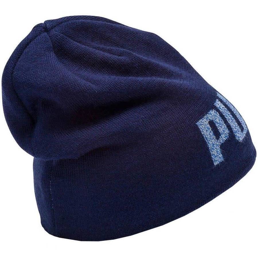 Puma Essential logo beanie - Navy Blue - One Size Fits Most