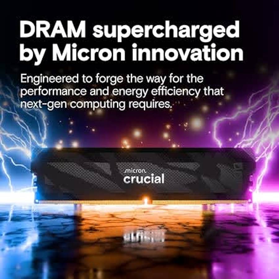 Crucial Pro DDR5 32GB (2x16GB) 6400MHz RAM Kit