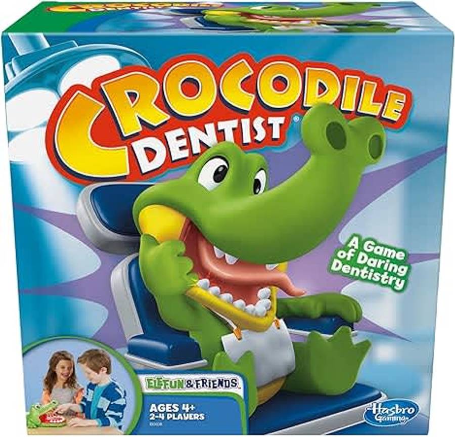 Hasbro Gaming Crocodile Dentist Kids Board Game  Ages 4+