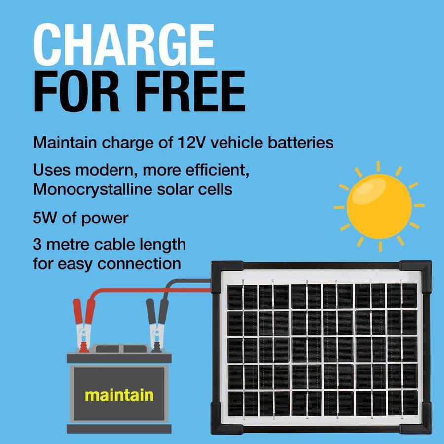 5W Solar Battery Maintainer