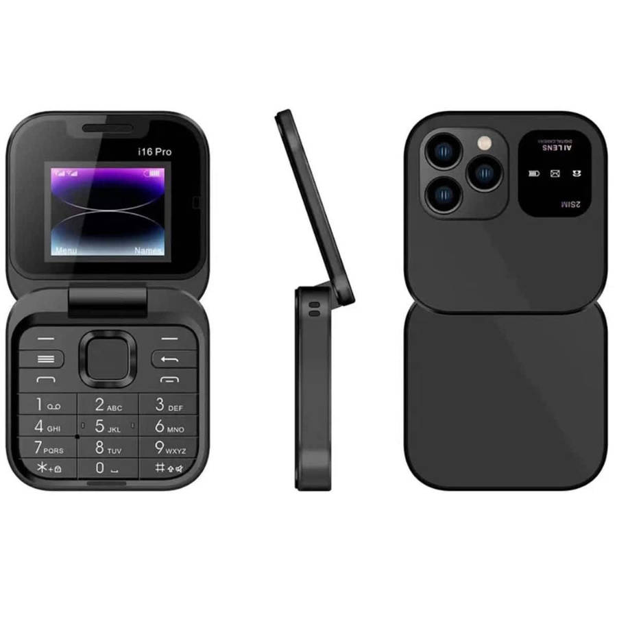 Mini Foldable P9 Pro Mobile Compact Dual SIM 2G Phone