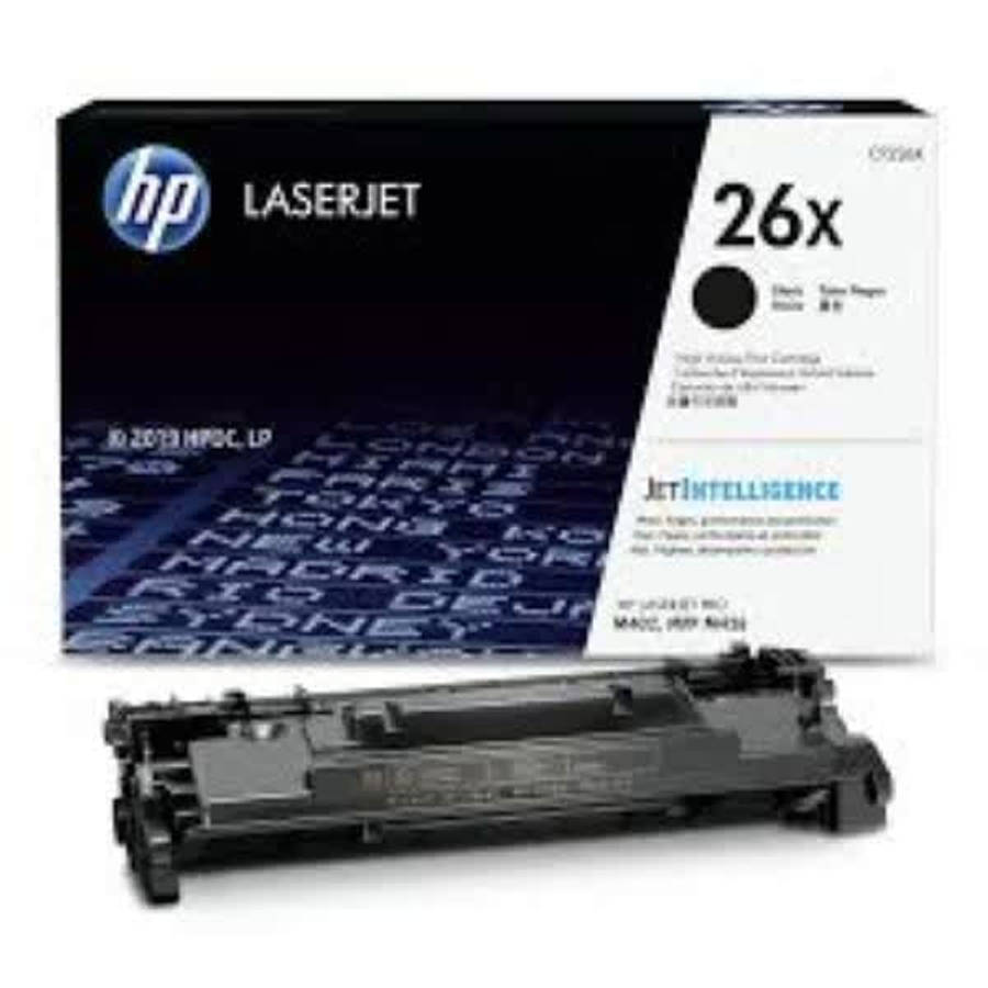 HP 26X High Yield Black LaserJet Toner Cartridge