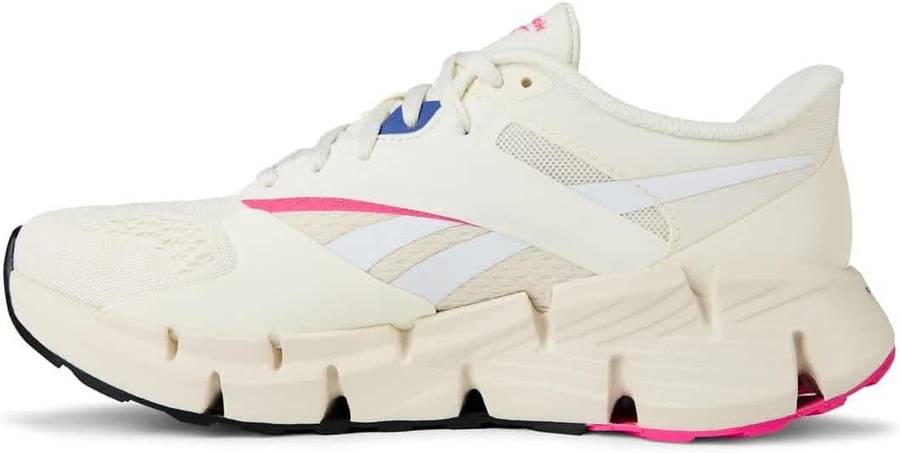 Reebok Women's Zig Dynamica 5 Road Running Shoes  Chalk/Stepur/Laspin  UK 8