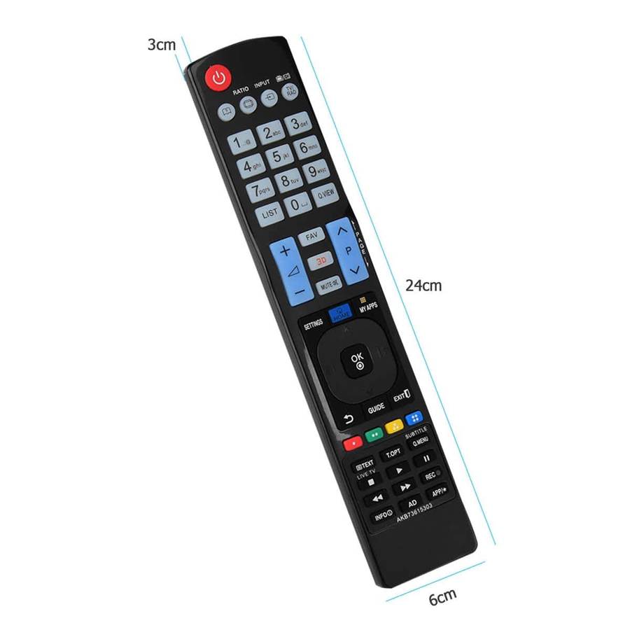 Remote Control Replacement Compatible with LG AKB73615303