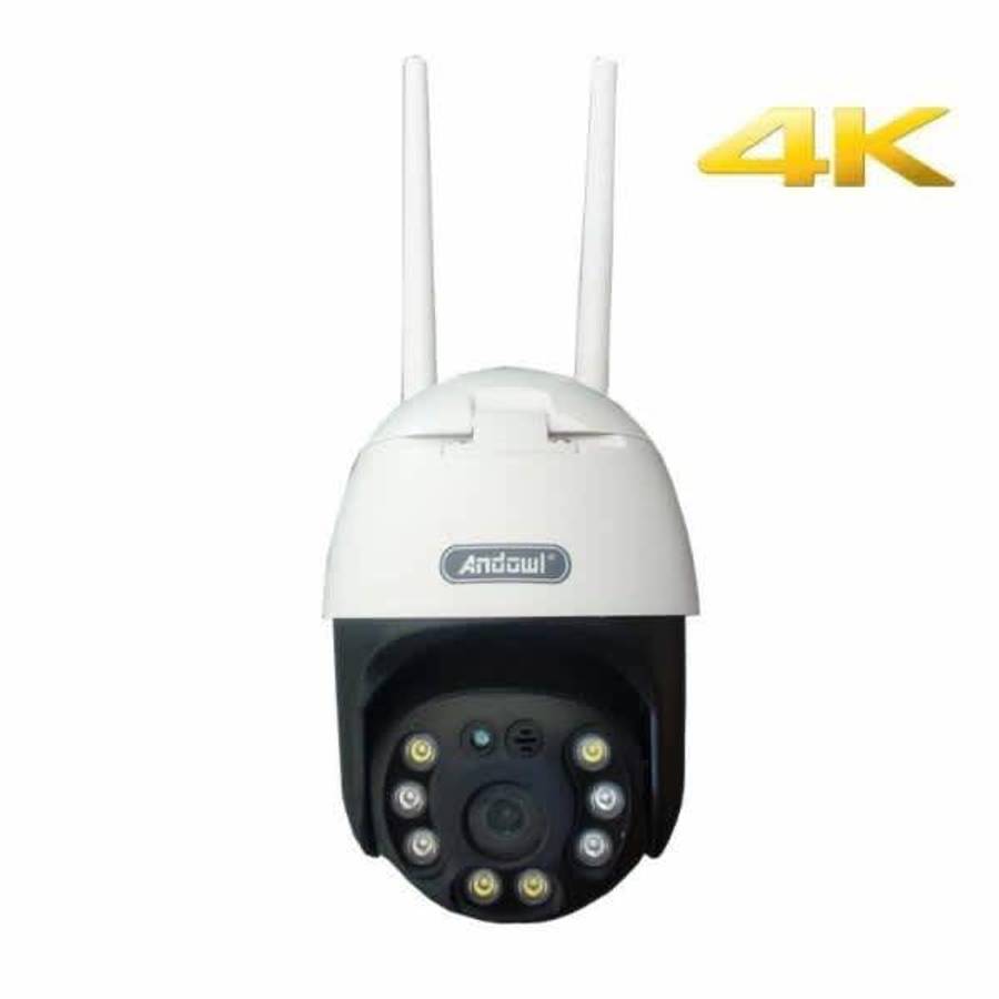 Full HD 4K Wireless Smart Camera - Waterproof Outdoor WiFi CCTV