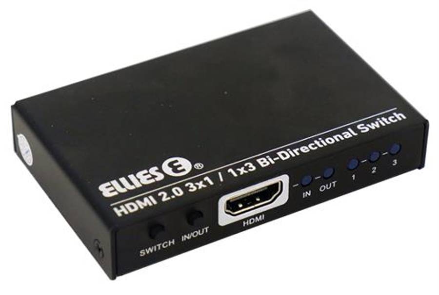 Ellies 3 Port Bi Directional HDMI Switch