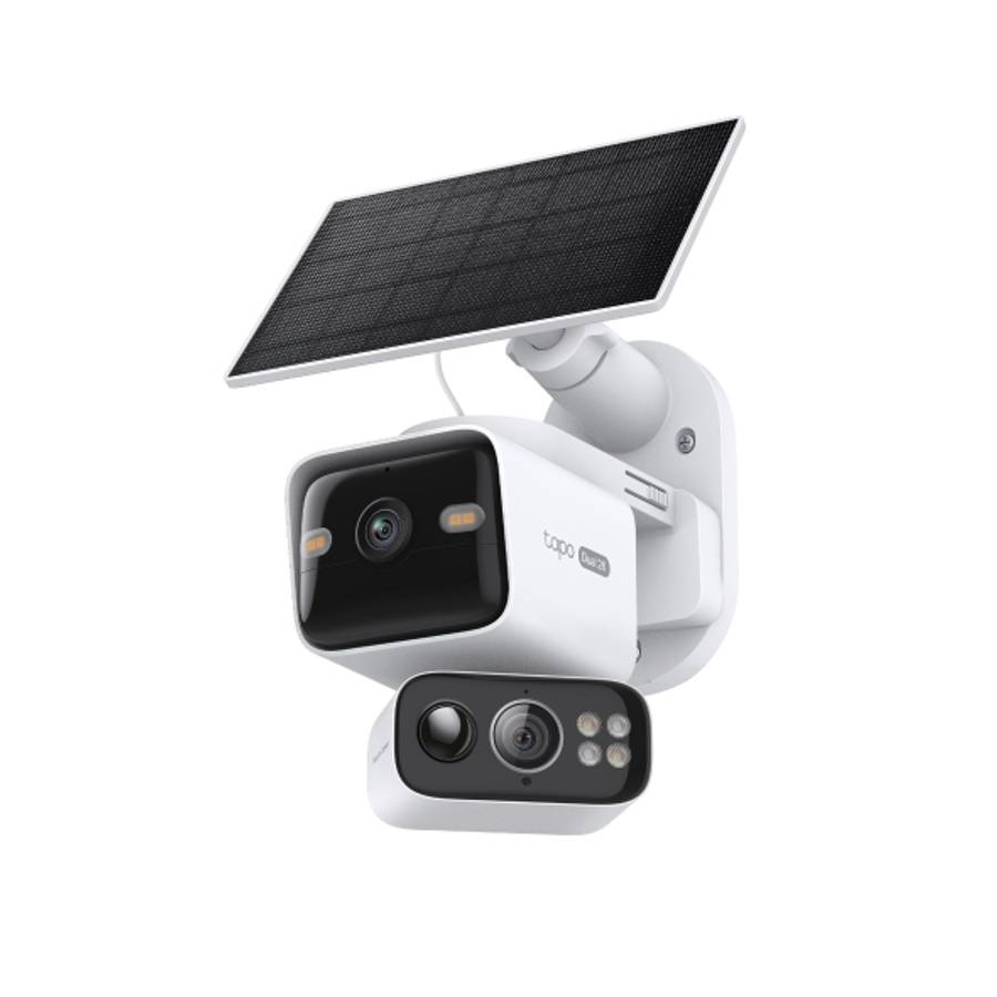 Tapo C645D Dual-Lens Solar Pan Tilt Security Camera Kit
