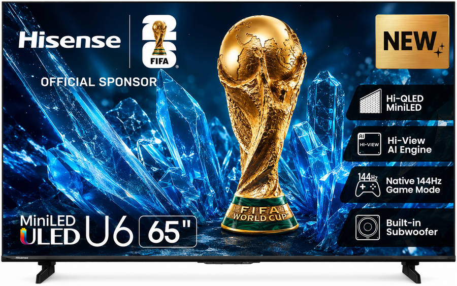 Hisense 65 Inch U6S UHD Mini LED Smart TV