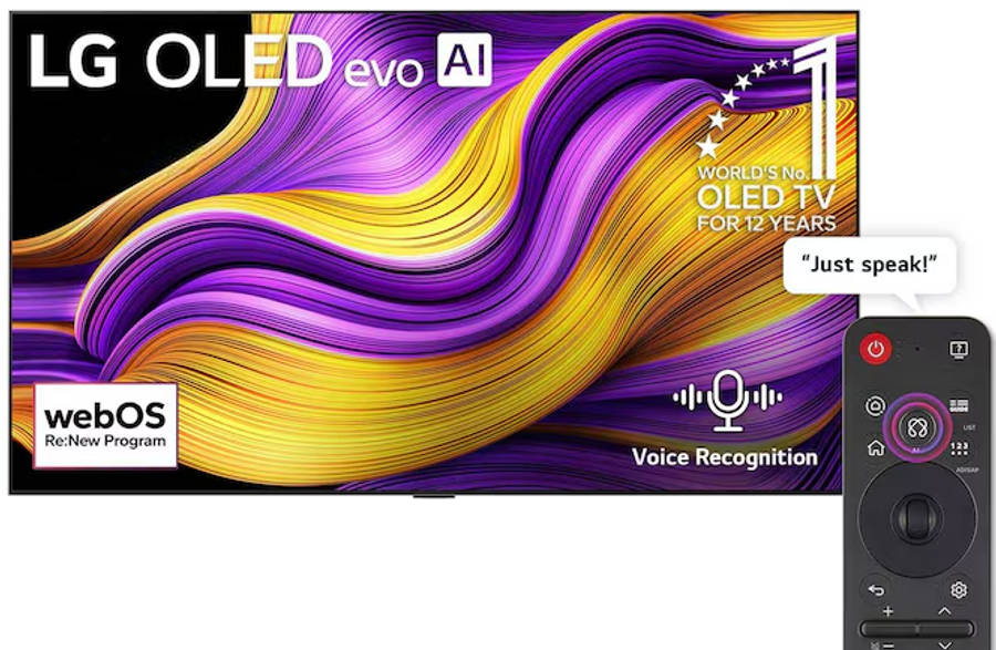 LG 65 inch LG OLED evo AI G5 4K 165Hz Smart TV