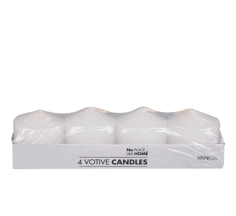 "Votive Candles - Scented - White - 4 Piece - 10 Pack"