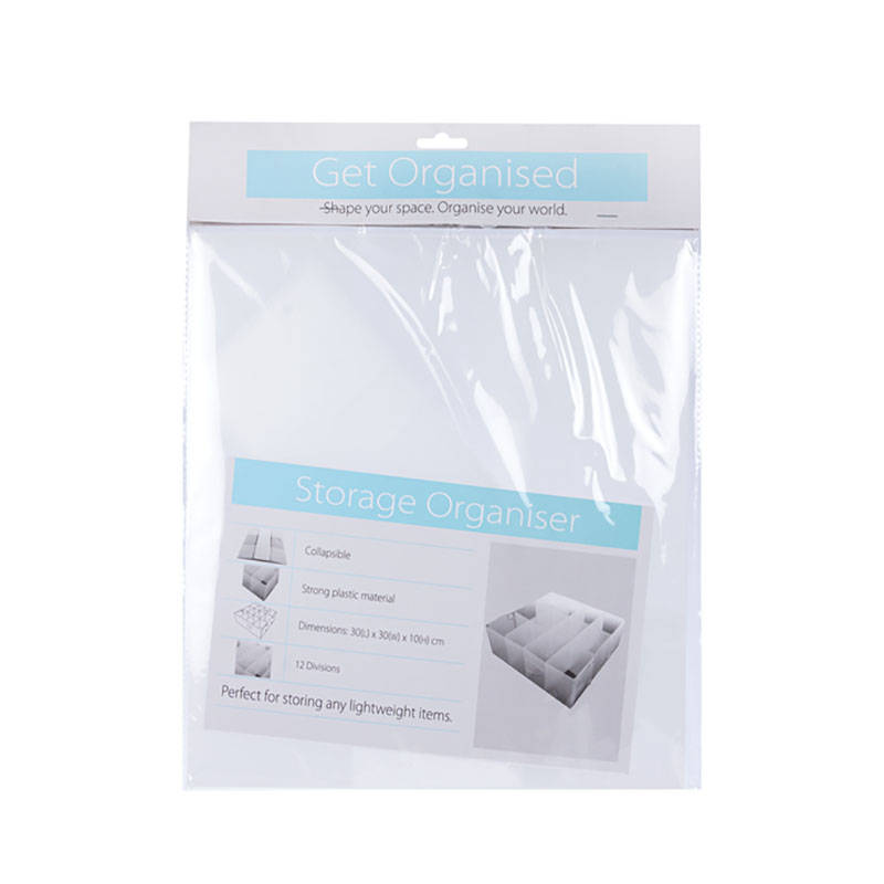 "Storage Organiser - Collapsilbe - 30.5cm x 30.5cm x 10cm - 3 Pack"