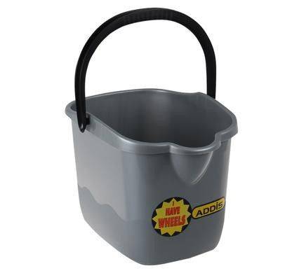 "Bucket Pl Oval 15l W/Wheels - 5 Pack"