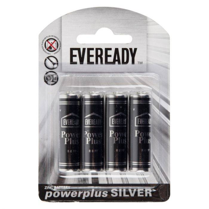Eveready R6Pp Batteries - AA Cell (4 Pack)
