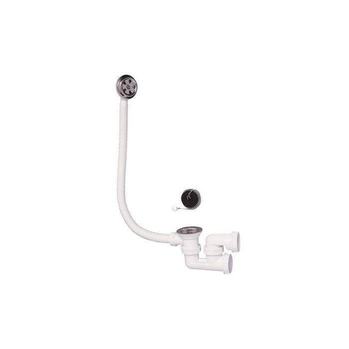Wirquin - Bath Trap (Sp602)&Waste Plug & Chain