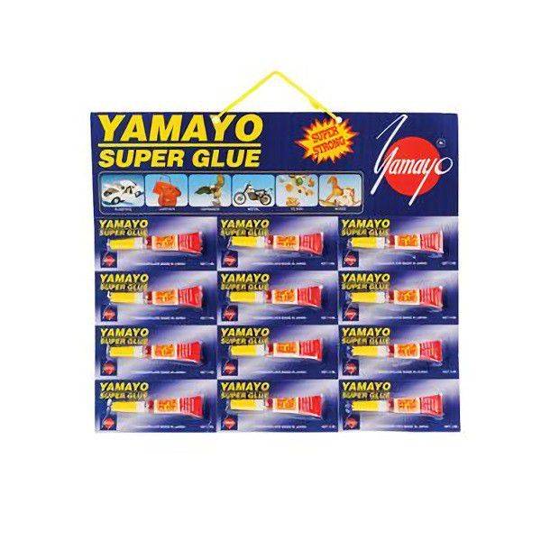 Yamayo Superglue 2.5g Card-Of-12 - 2 Pack