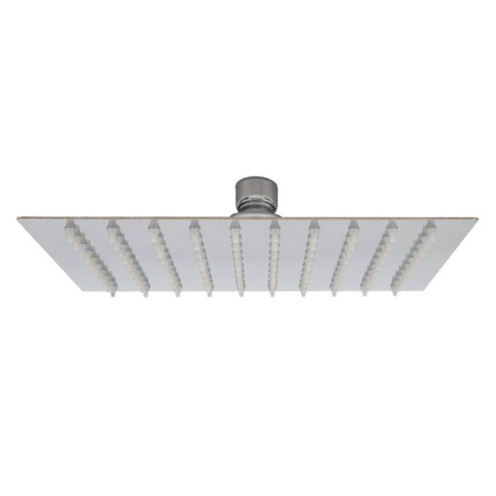 Shower Rose Square 200mm Stainless Steel - 2 Pack