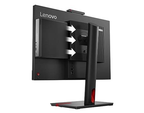 Sync the Lenovo ThinkCentre Neo 50q Gen 5 Tiny PC with existing TIO products for an exclusive workplace ecosystem.