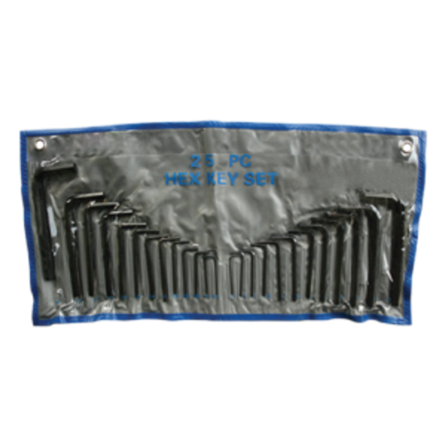 Qualitools Allen Key 25pce Wallet