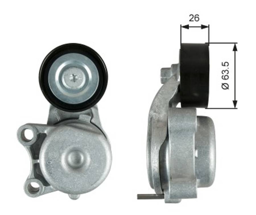 Jeep Tensioner - Micro-V Belt (63.5X26)