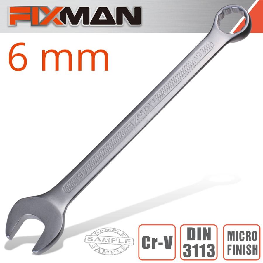 Fixman Combination Spanner 6Mmx110Mm