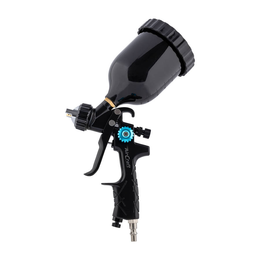 Aircraft Spray Gun 1.4Mm Nozzle Hvlp Gravity Feed Viper Series