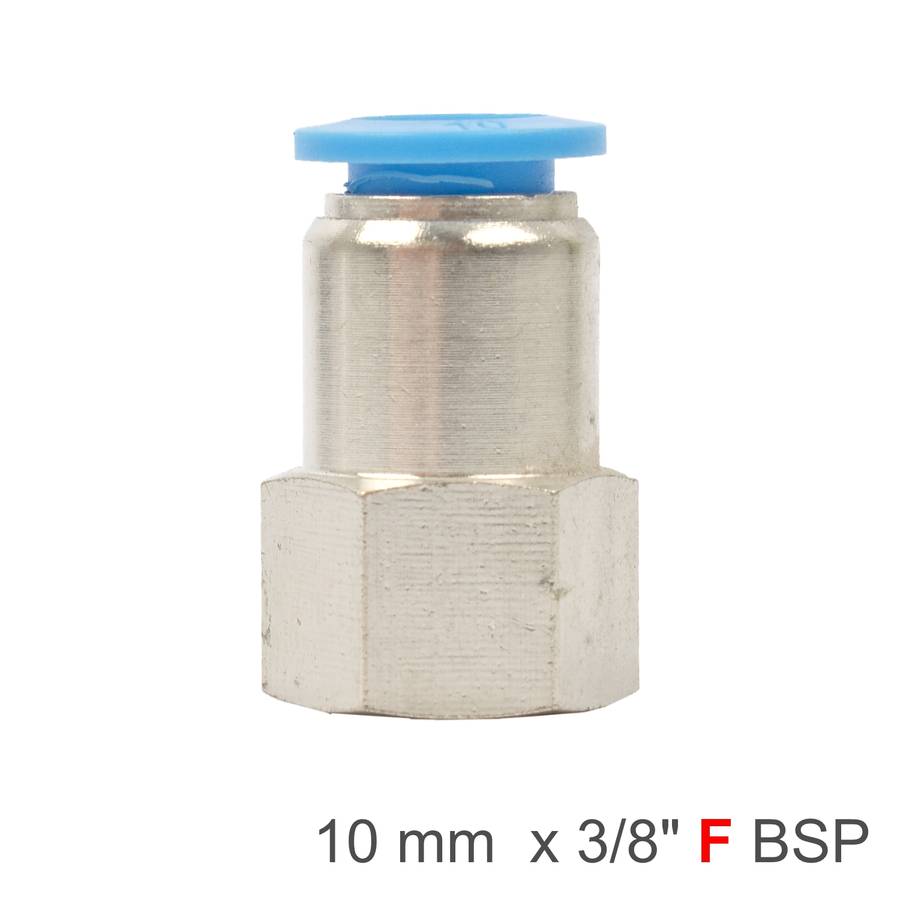 Aircraft Pu Hose Fitting Straight Stud 10Mm-3/8 F