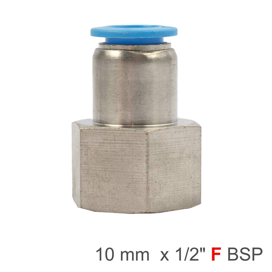 Aircraft Pu Hose Fitting Straight Stud 10Mm-1/2 F