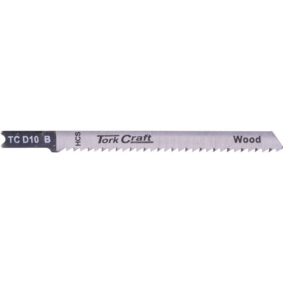 Tork Craft U-Shank Jigsaw Blade 10Tpi For Wood 2.5Mm 5Pc