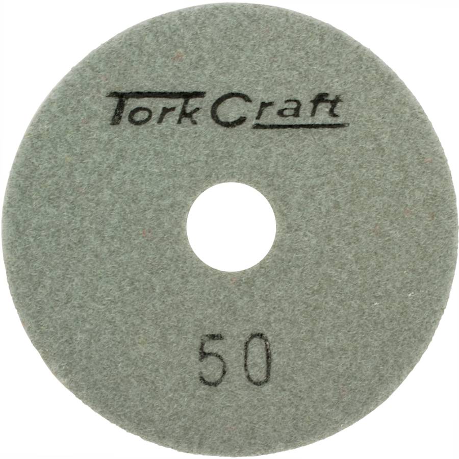 Tork Craft 100Mm Diamond Polishing Pad 50 Grit Dry Use