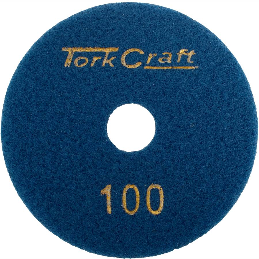 Tork Craft 100Mm Diamond Polishing Pad 100 Grit Dry Use