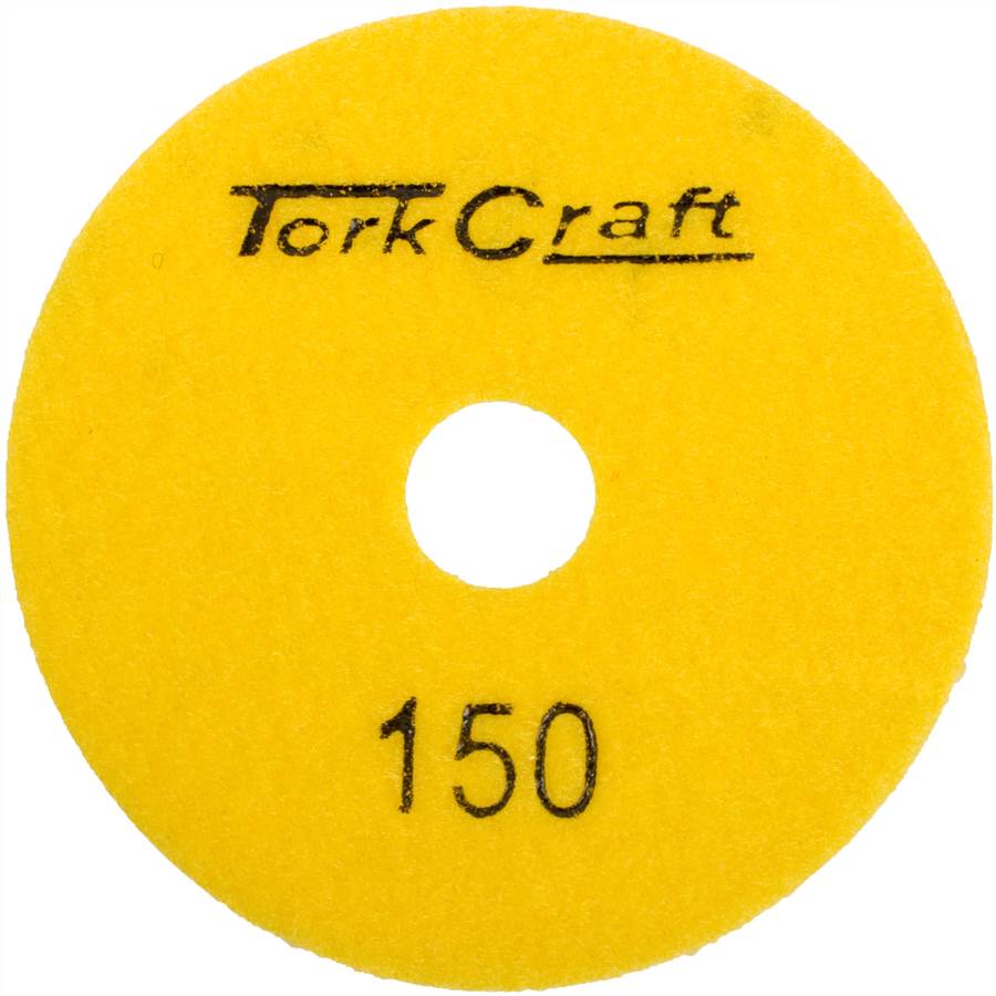 Tork Craft 100Mm Diamond Polishing Pad 150 Grit Dry Use