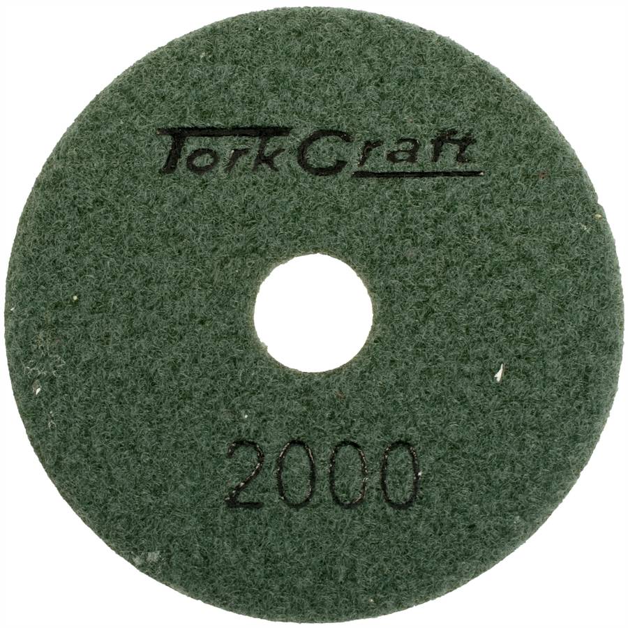 Tork Craft 100Mm Diamond Polishing Pad 2000 Grit Dry Use