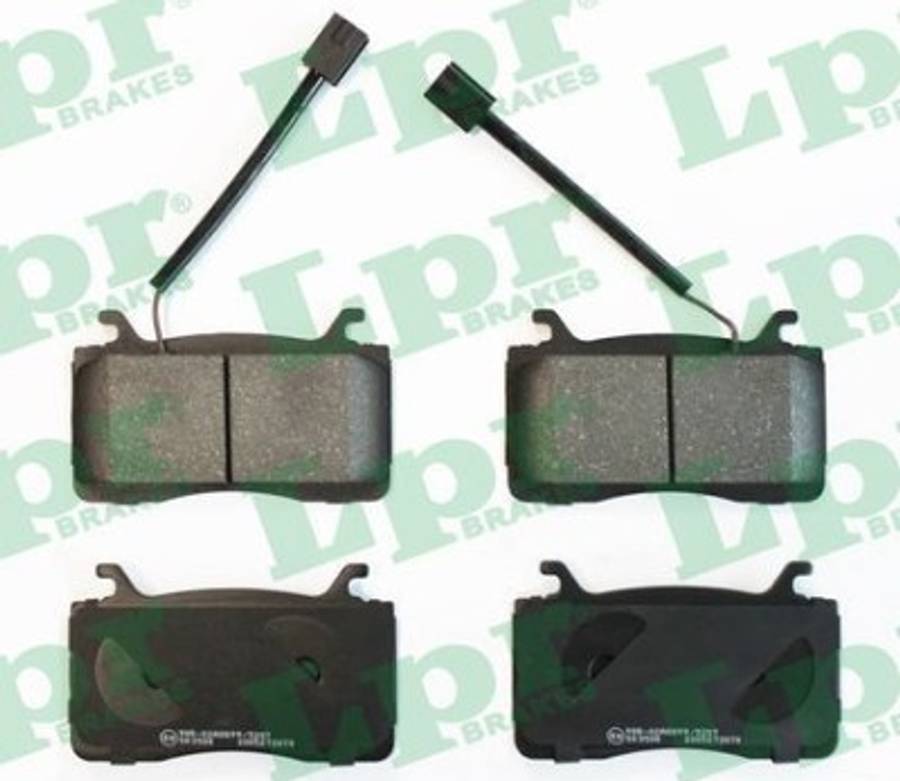 Alfa brake pad set F - with sensor (131.5x78.5x16)