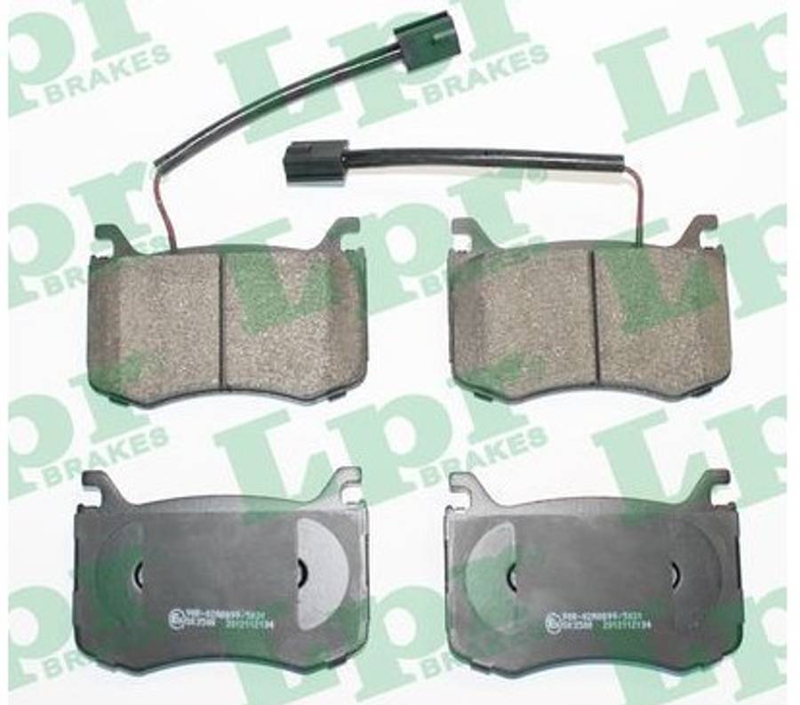 Alfa brake pad set F - with sensor (114.5x77x15.5)