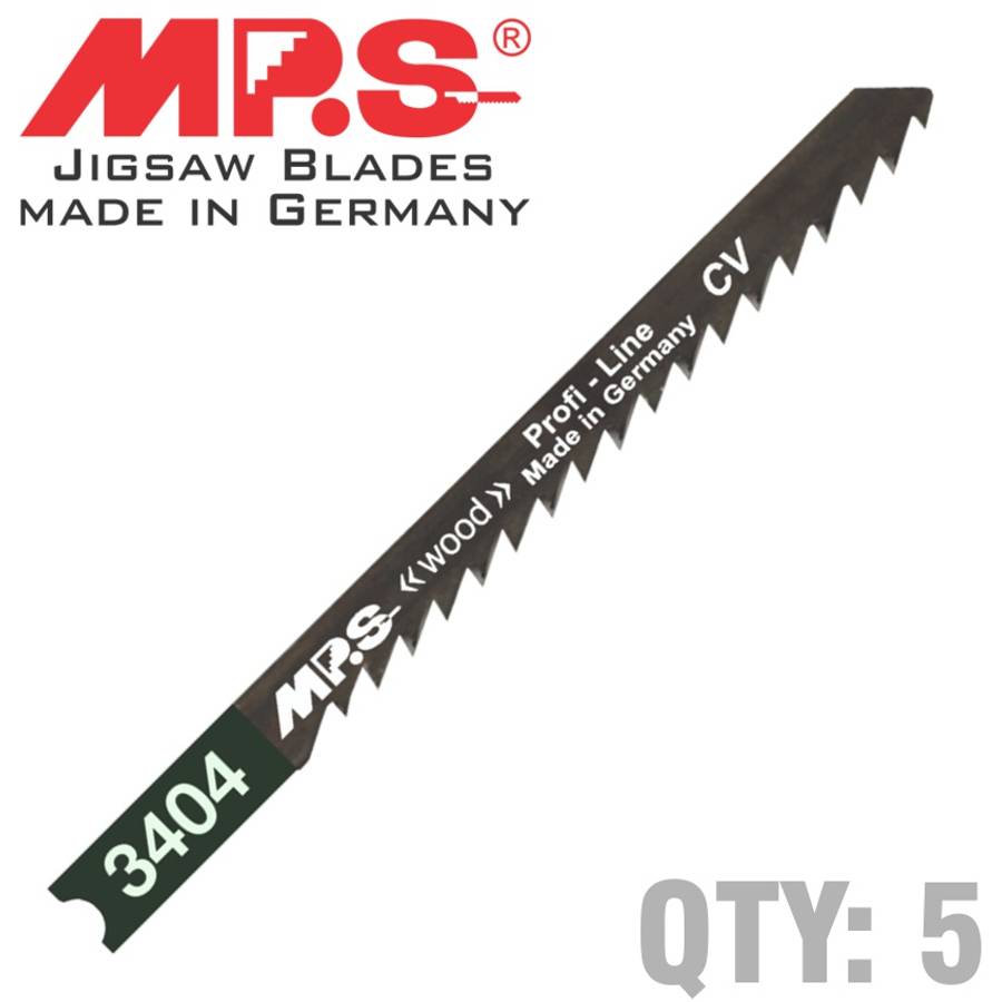 Mps Jigsaw Blade Wood U-Shank 6Tpi