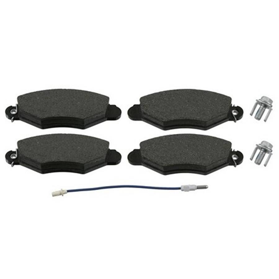 Renault brake pad set F - with sensor (130.8x47x18)