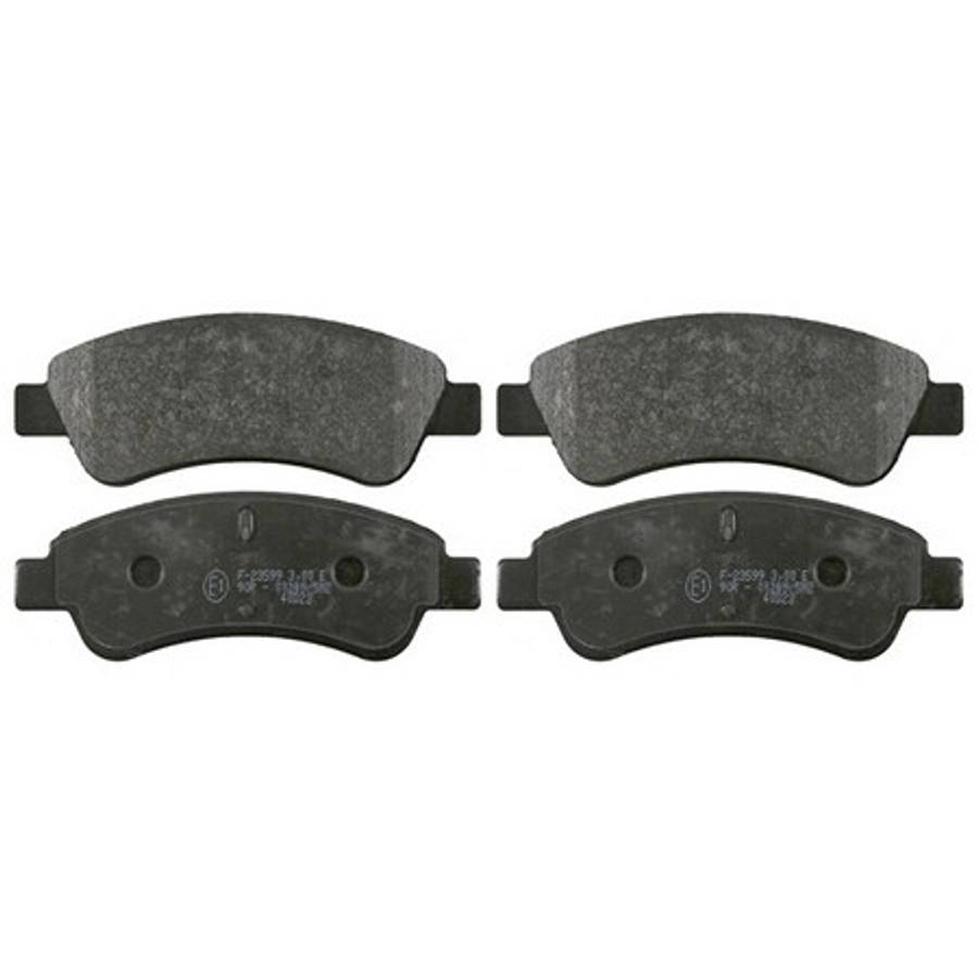 Peugeot brake pad set - front 136.8x51x19