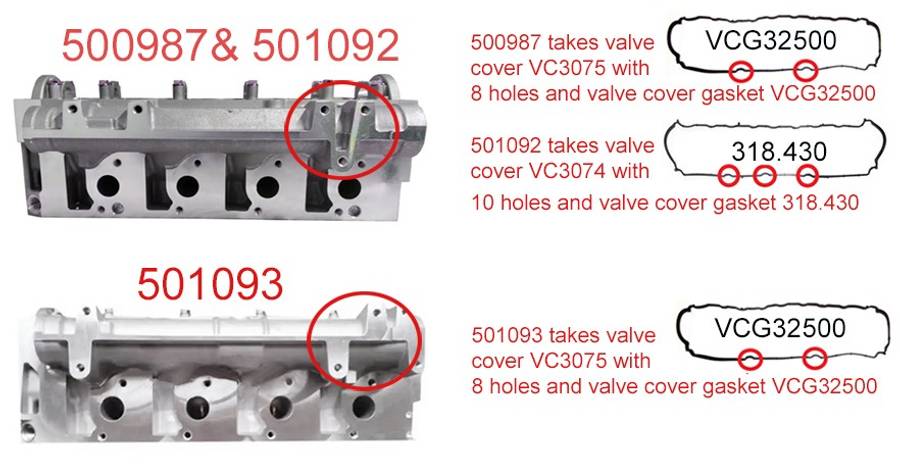 Renault Cylinder head w/out valves