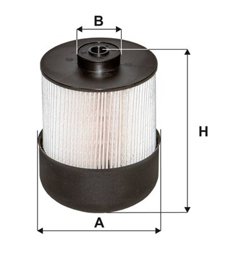 Renault filter - fuel - paper (118x11x84.5)