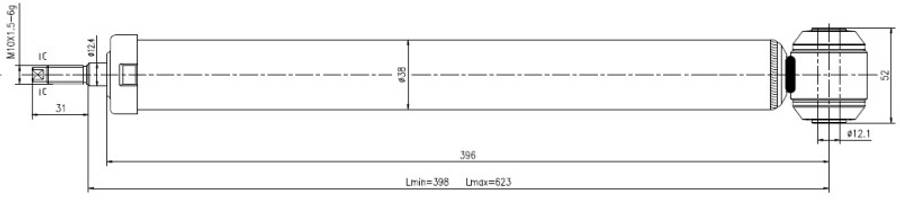 Opel Gold shock absorber-gas-rear L or R