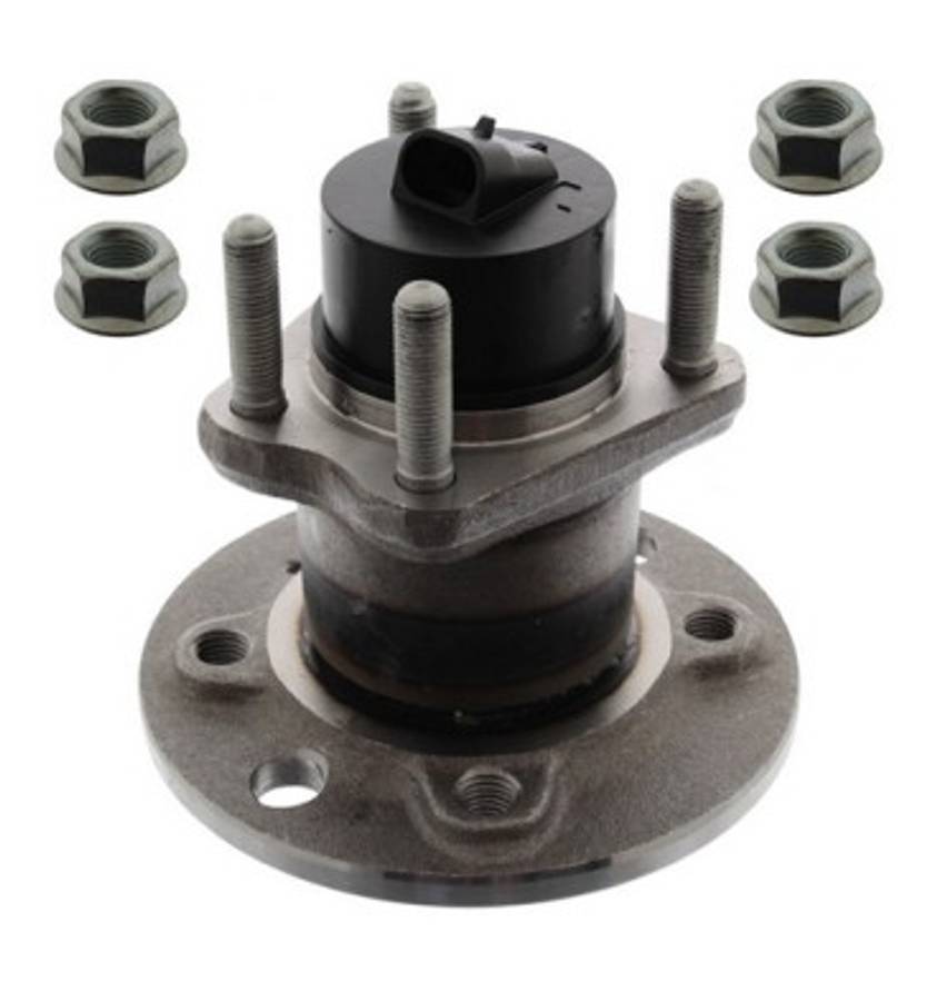 Opel wheel hub+bearing+ABS - rear 136mm FLANGE LOW SENSOR