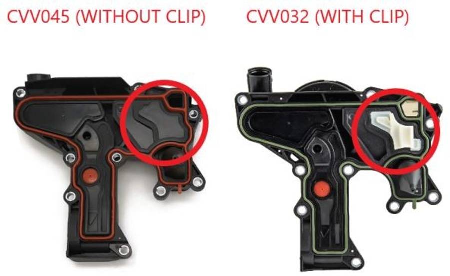 Audi crankcase ventilation valve W/OUT CLIP cdaa engine