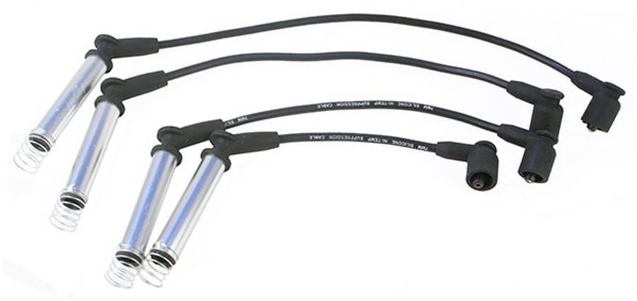 Opel ignition leads set ANGLED METAL SUPPRESSORS 4 lead set