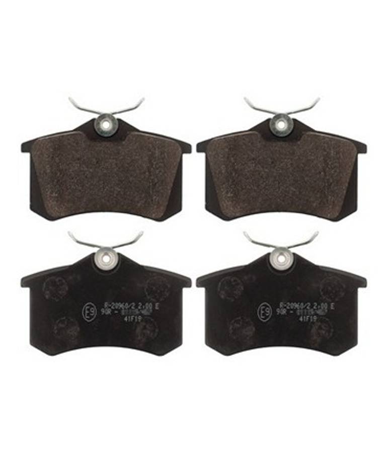 Citroen brake pad set - rear 87x53x17