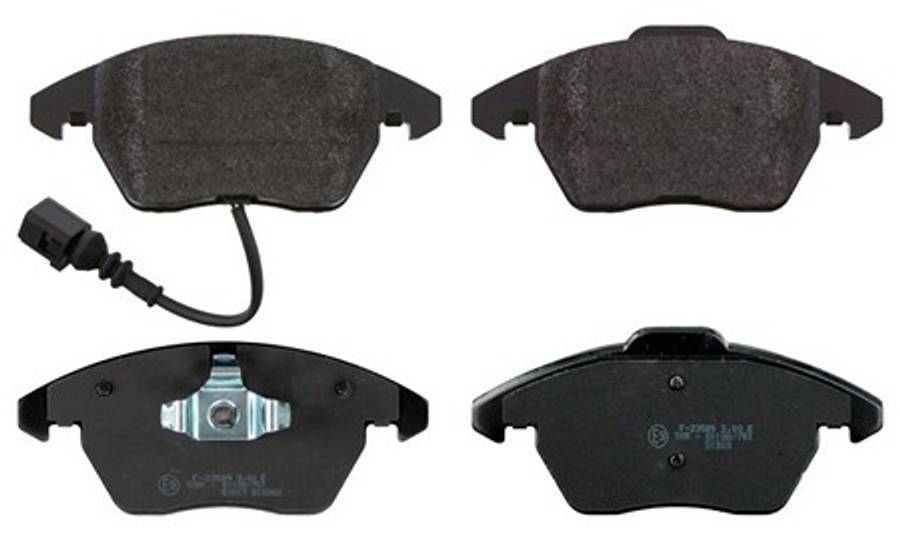 Audi brake pad set F - with sensor, 155/156x71/66x20