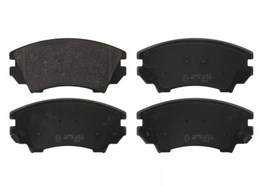 Opel brake pad set - front (141.9x66.7x19, mando caliper)